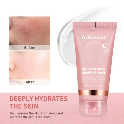 Collagen Peel Off Mask Deep Collagen Mask for Face Face and Care Masks Skin Korean Bio Pack Night Wrapping Woman Overnight Skin - Elfinna 