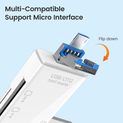 USB3.0 Card 6 in 1 OTG  Reader - Elfinna 