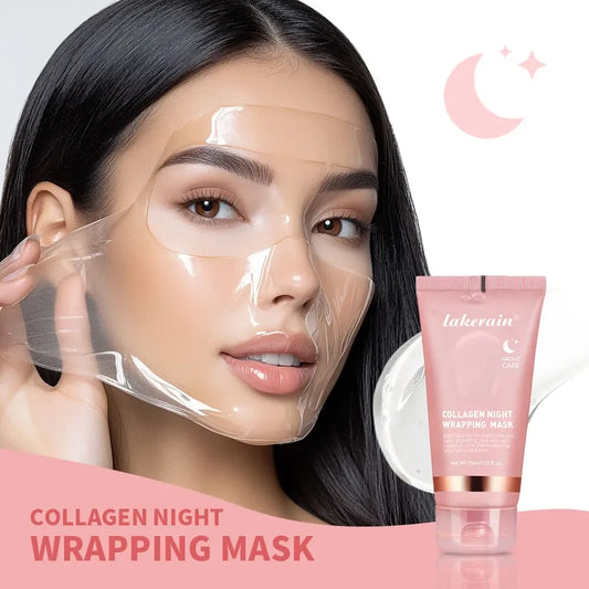Collagen Peel Off Mask Deep Collagen Mask for Face Face and Care Masks Skin Korean Bio Pack Night Wrapping Woman Overnight Skin - Elfinna 