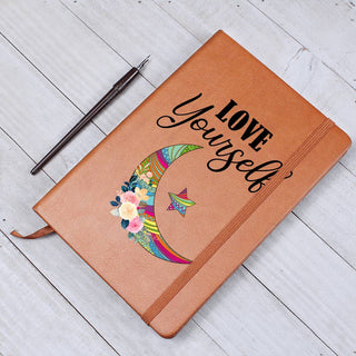 Love Yourself Leather Cover Journal - Elfinna 