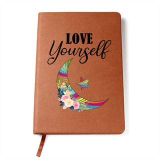 Love Yourself Leather Cover Journal - Elfinna 