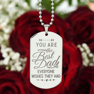 Best Dad | Engraved Necklace - Elfinna 