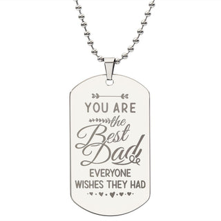 Best Dad | Engraved Necklace - Elfinna 